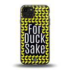 for duck sake back phone cover | glass case for iphone 15