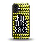 for duck sake back phone cover | glass case for iphone 16 plus