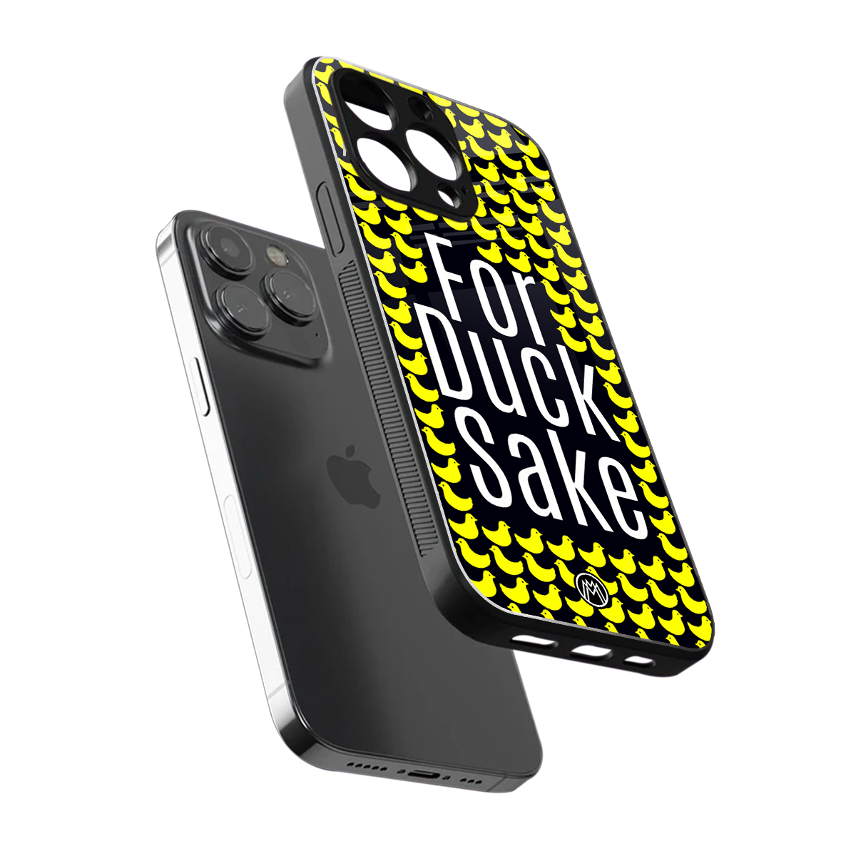 for duck sake back phone cover | glass case for iphone 16 pro max