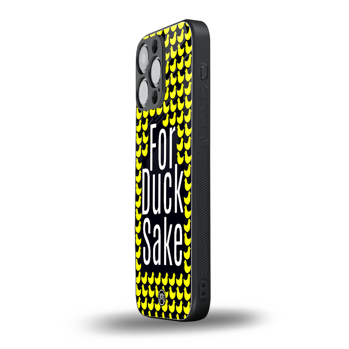 for duck sake back phone cover | glass case for iphone 16 pro max