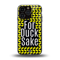 for duck sake back phone cover | glass case for iphone 16 pro