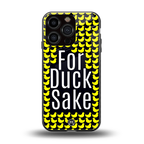 for duck sake back phone cover | glass case for iphone 16 pro