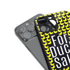 for duck sake back phone cover | glass case for iphone 14 plus