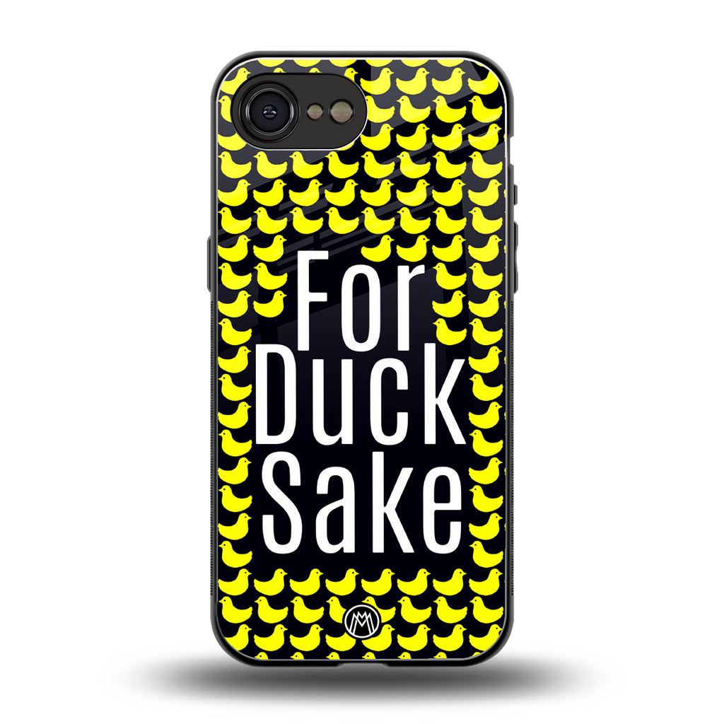 for duck sake back phone cover | glass case for iphone 16e