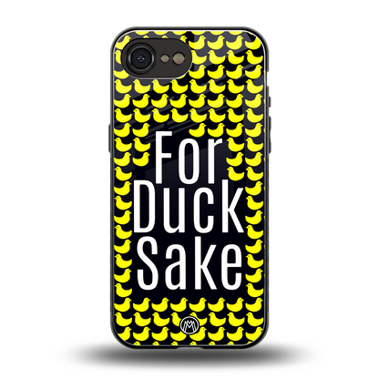 for duck sake back phone cover | glass case for iphone 16e