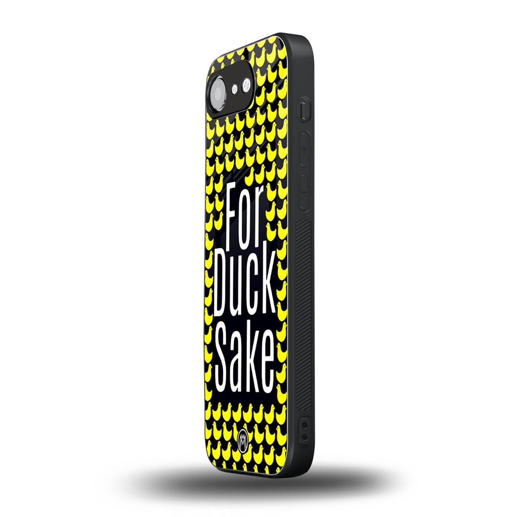 for duck sake back phone cover | glass case for iphone 16e