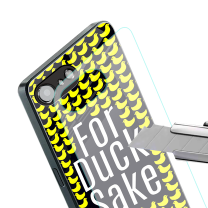 for duck sake back phone cover | glass case for iphone 16e