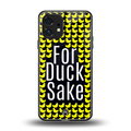 for duck sake back phone cover | glass case for nothing phone 1
