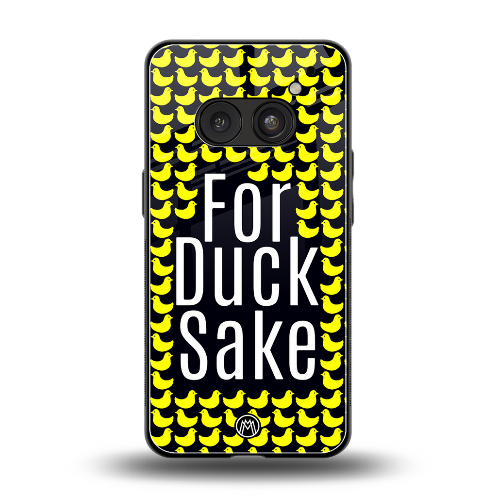for duck sake back phone cover | glass case for nothing phone 2a