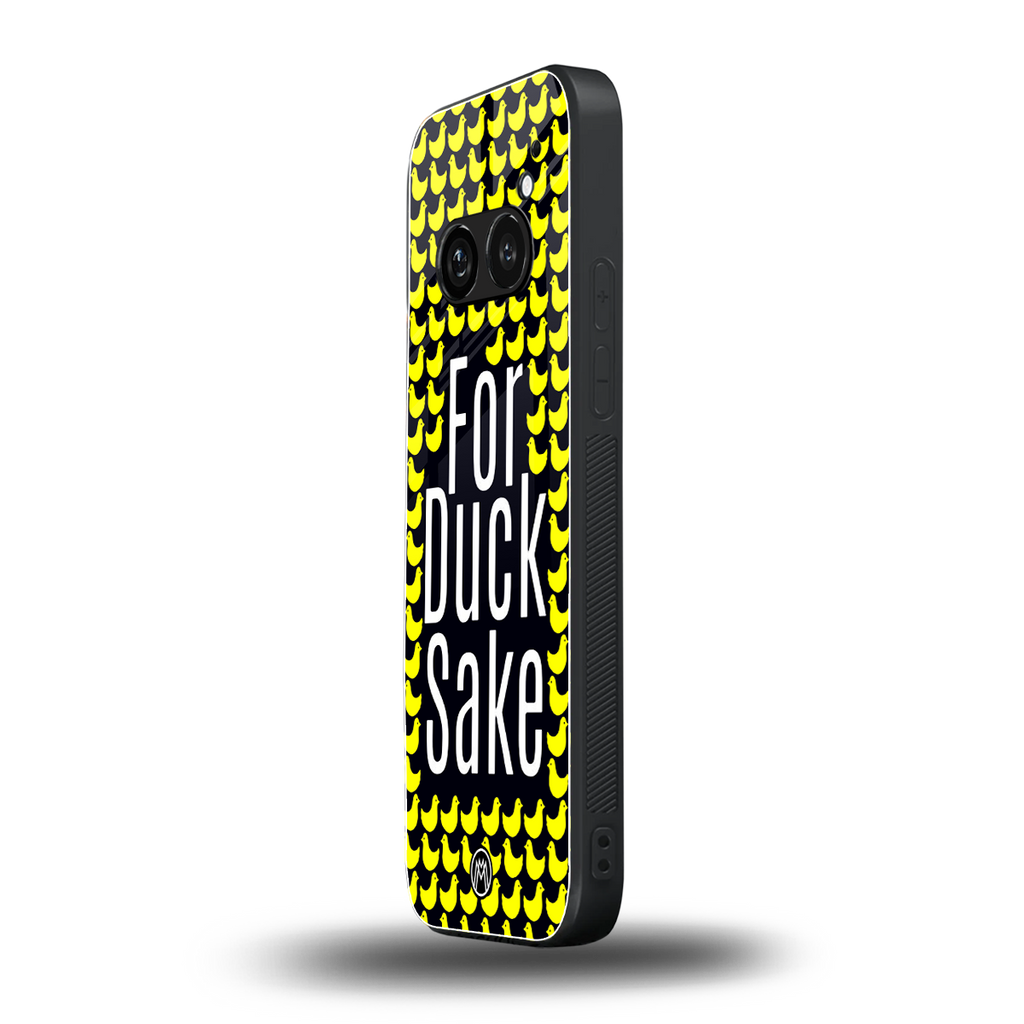 for duck sake back phone cover | glass case for nothing phone 2a