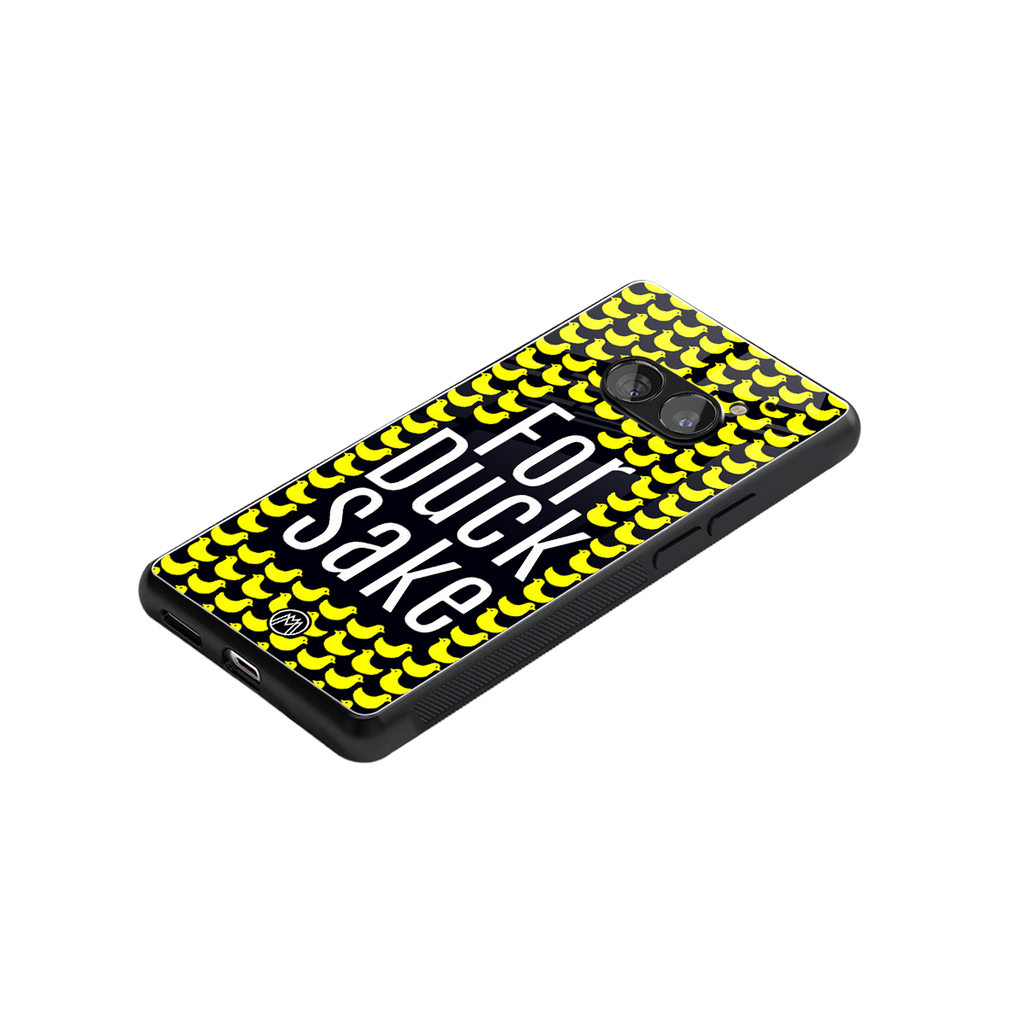 for duck sake back phone cover | glass case for nothing phone 2a