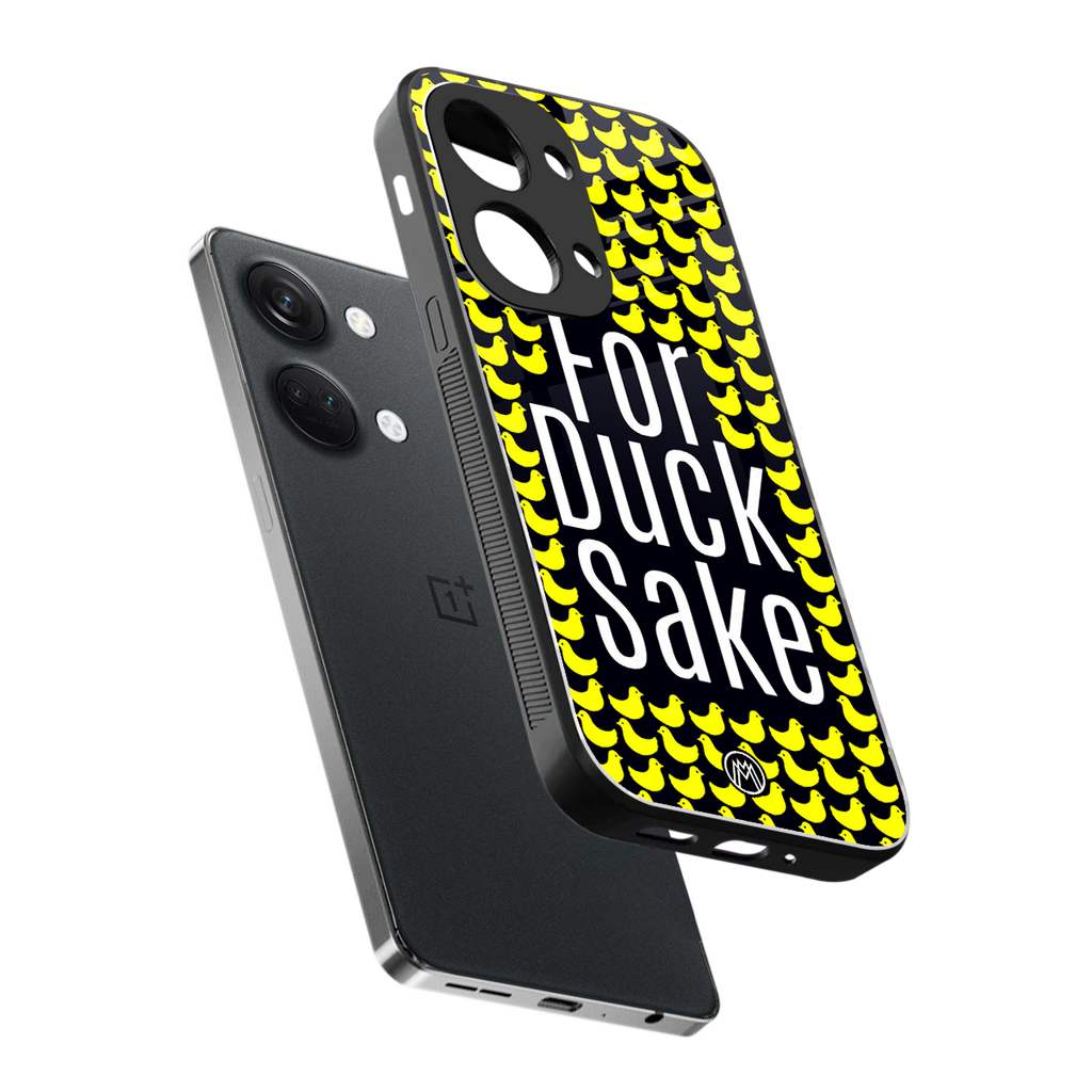 for duck sake back phone cover | glass case for oneplus nord 3