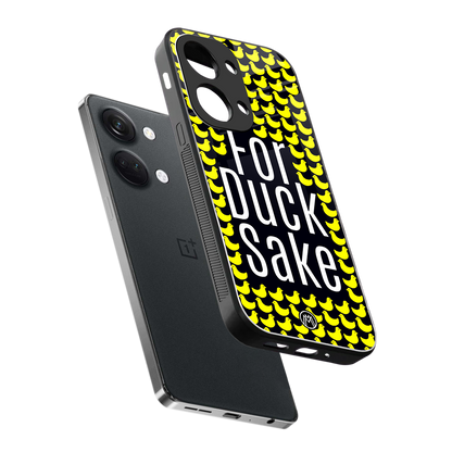 for duck sake back phone cover | glass case for oneplus nord 3