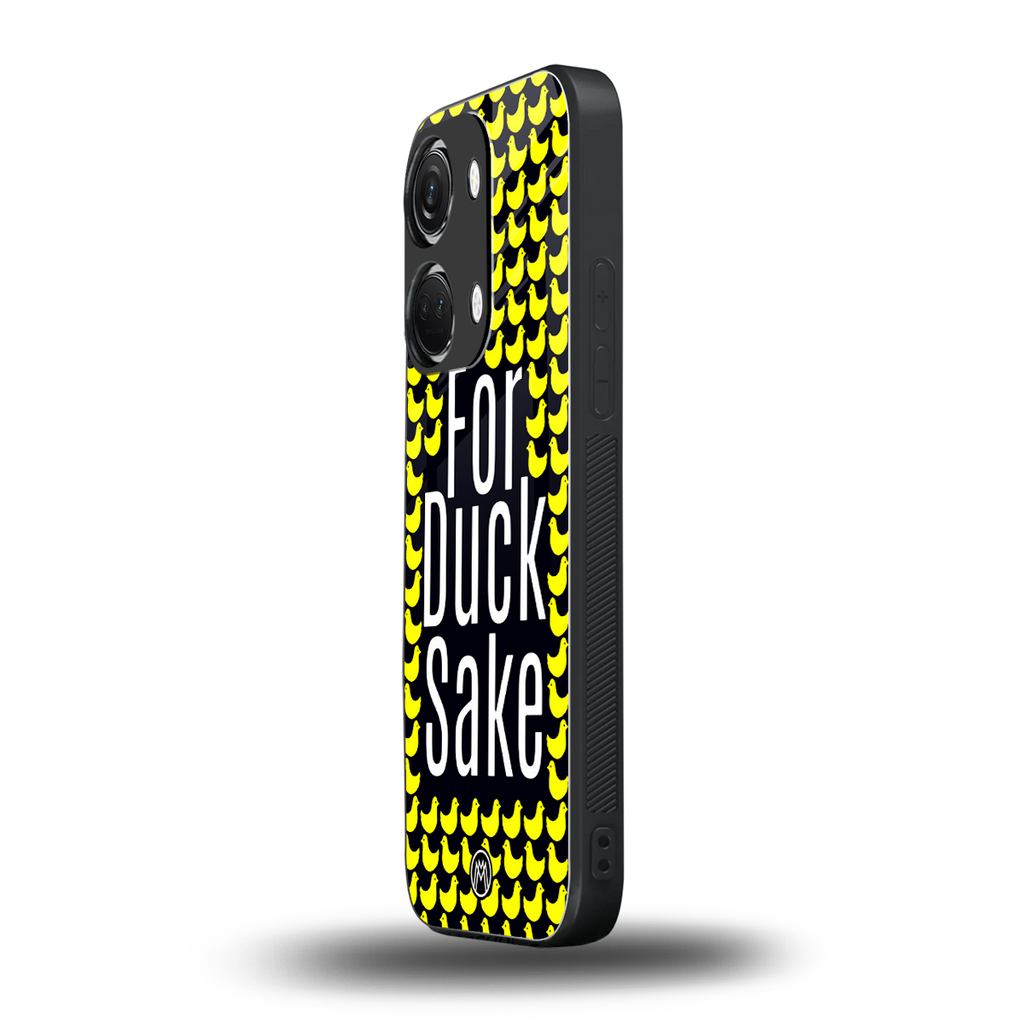 for duck sake back phone cover | glass case for oneplus nord 3