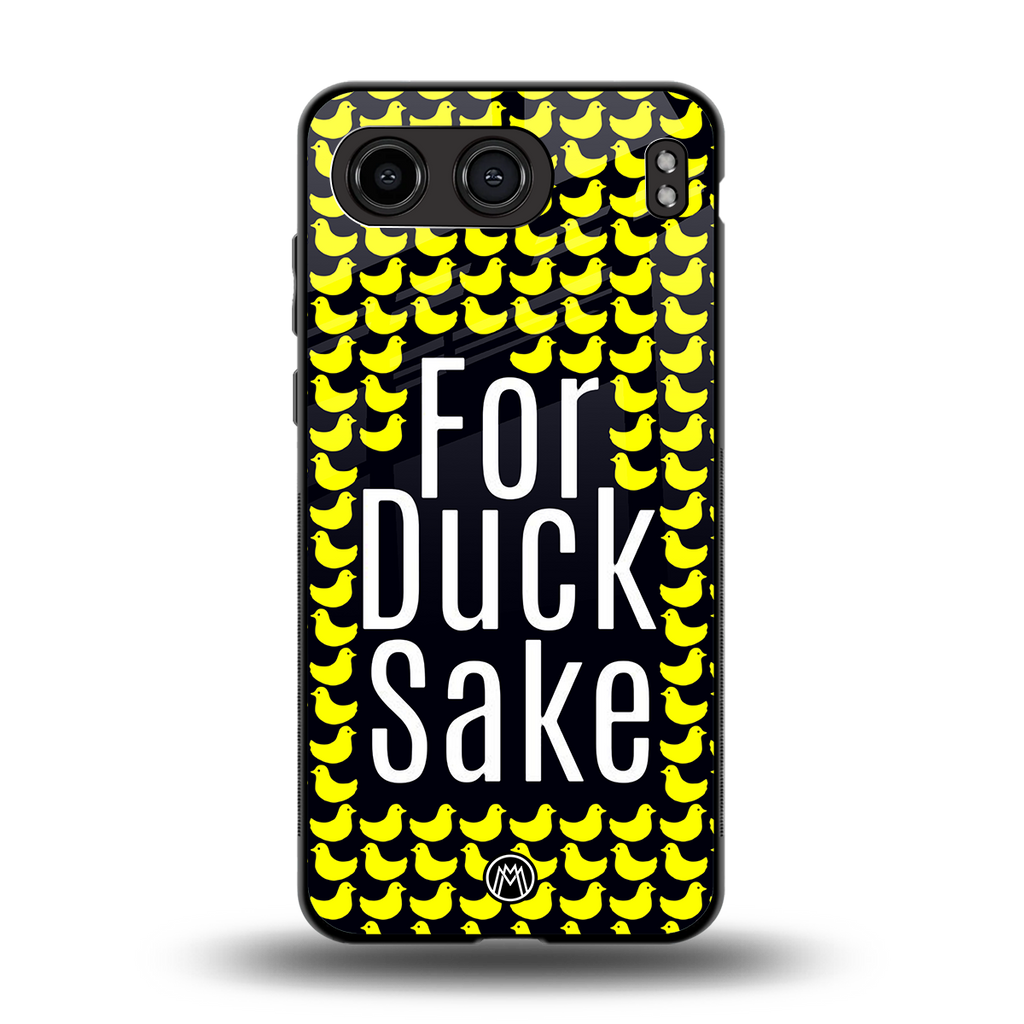 for duck sake back phone cover | glass case for oneplus nord 4