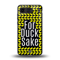 for duck sake back phone cover | glass case for oneplus nord 4