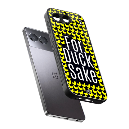 for duck sake back phone cover | glass case for oneplus nord 4