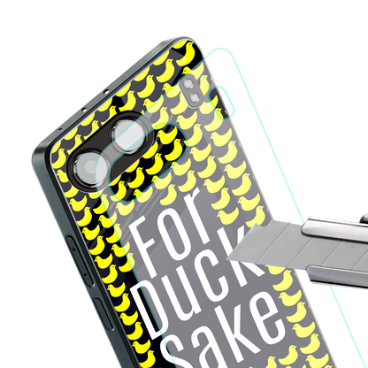 for duck sake back phone cover | glass case for oneplus nord 4