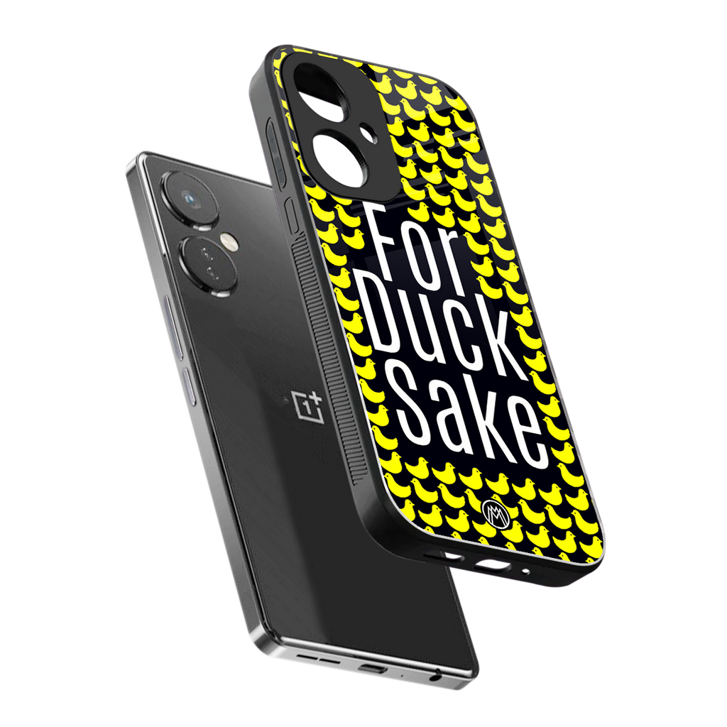 for duck sake back phone cover | glass case for oneplus nord ce 3