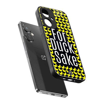 for duck sake back phone cover | glass case for oneplus nord ce 3