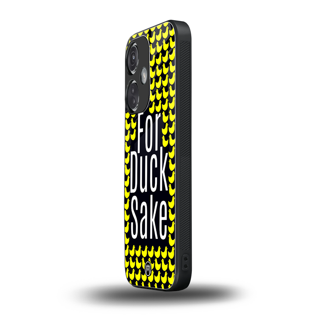 for duck sake back phone cover | glass case for oneplus nord ce 3