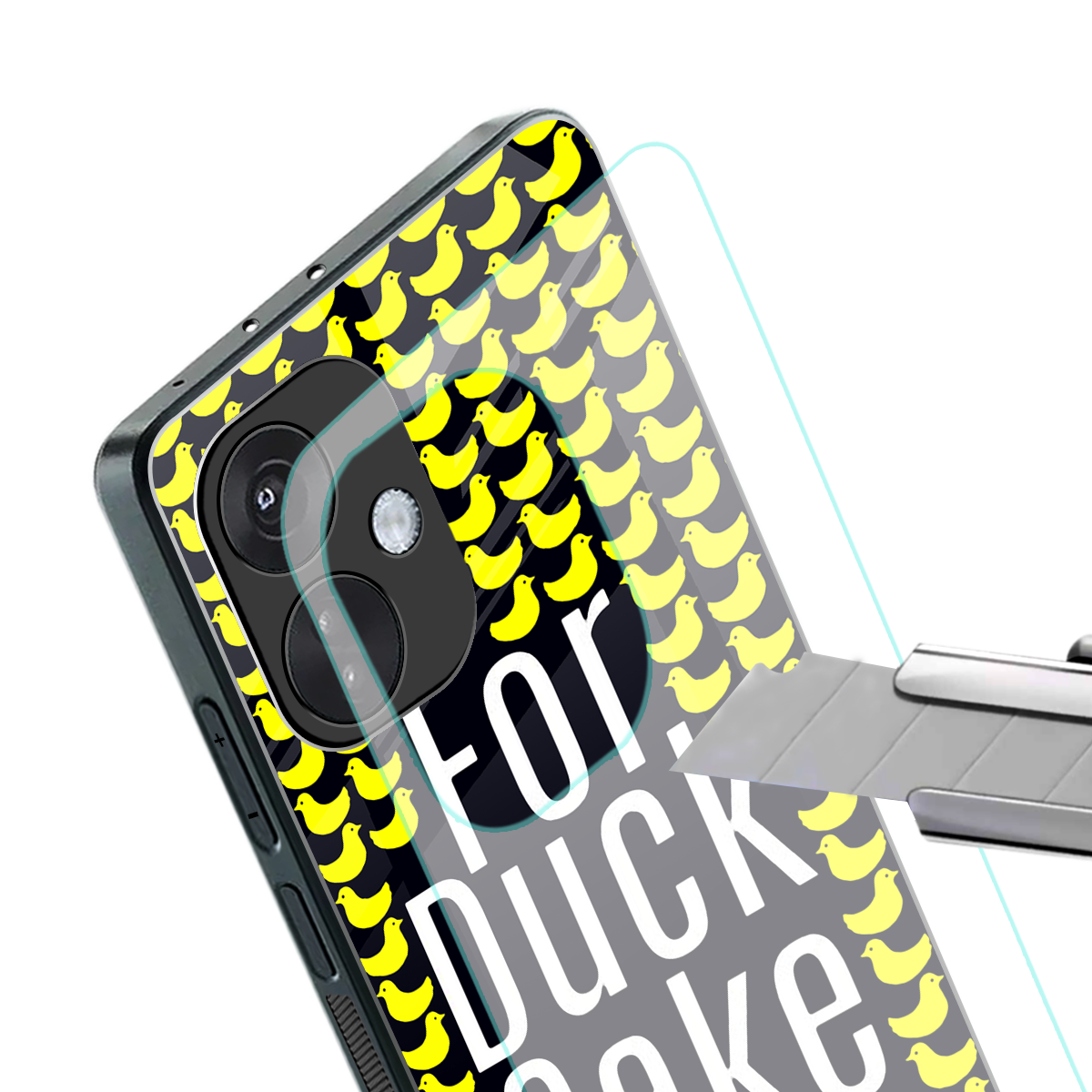 for duck sake back phone cover | glass case for oneplus nord ce 3