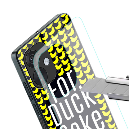 for duck sake back phone cover | glass case for oneplus nord ce 3