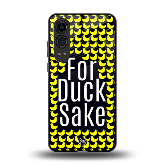 for duck sake back phone cover | glass case for oneplus nord ce 4 lite