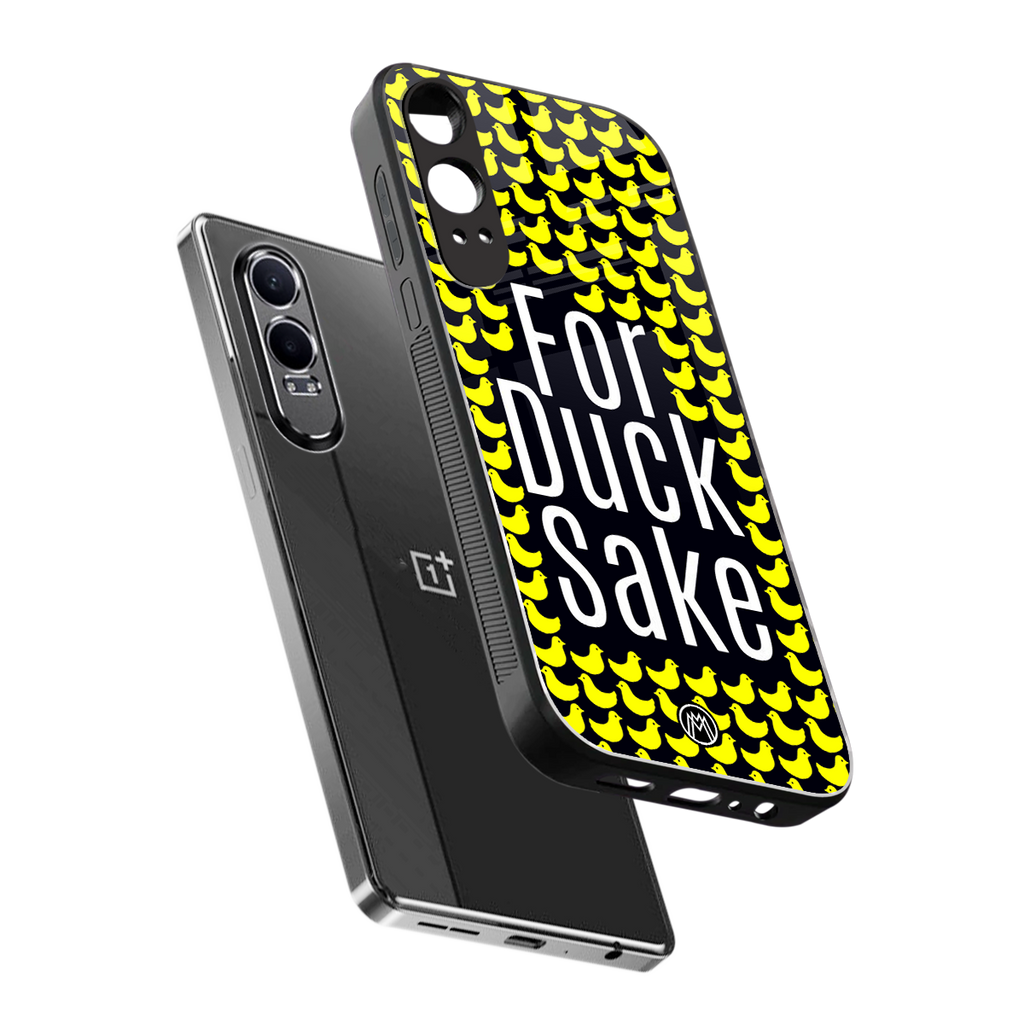 for duck sake back phone cover | glass case for oneplus nord ce 4 lite