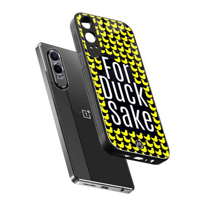 for duck sake back phone cover | glass case for oneplus nord ce 4 lite