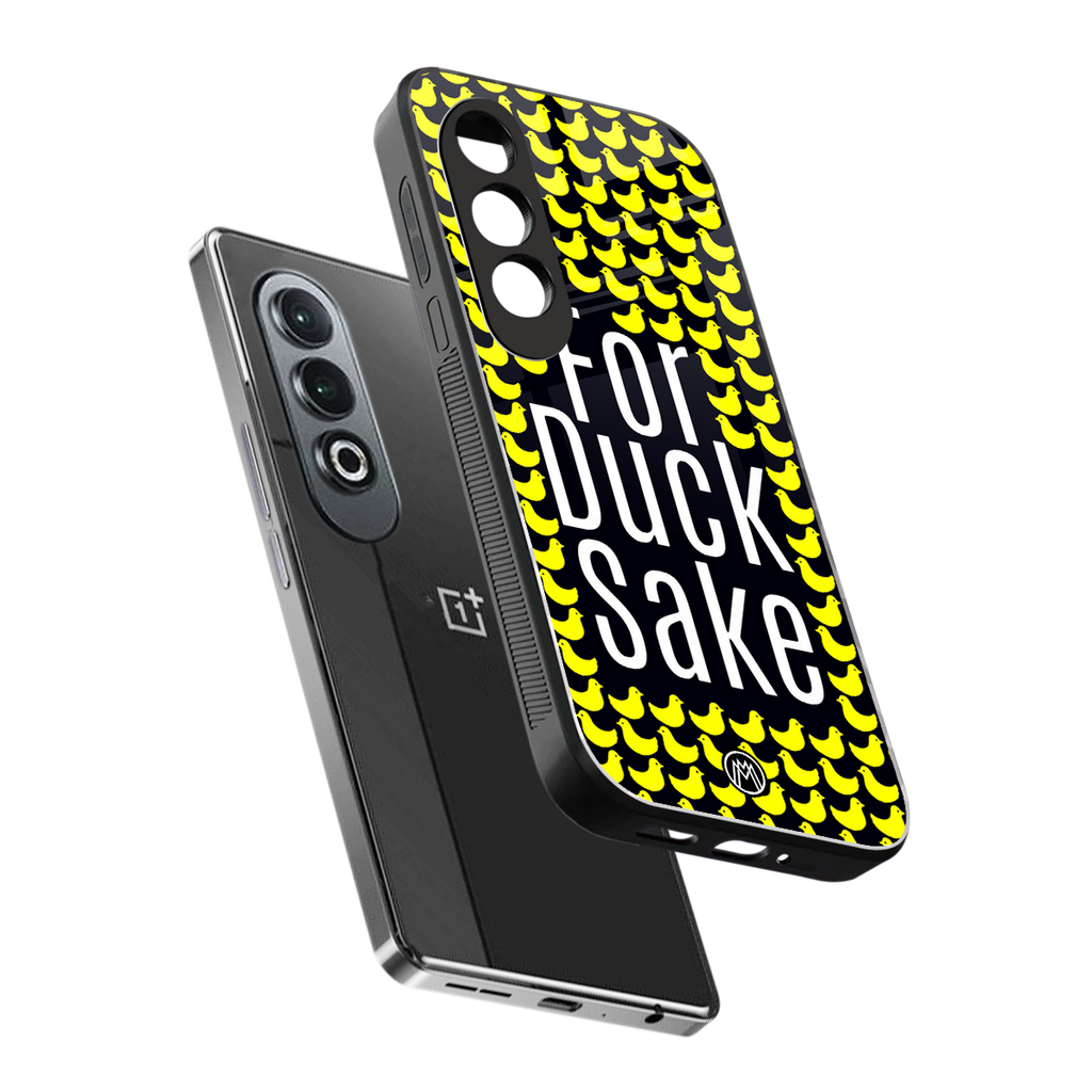 for duck sake back phone cover | glass case for oneplus nord ce 4