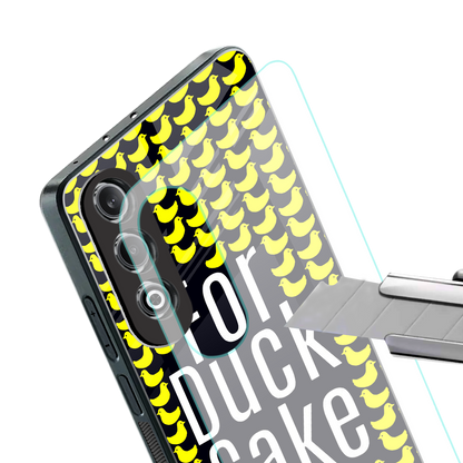 for duck sake back phone cover | glass case for oneplus nord ce 4