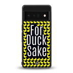 for duck sake back phone cover | glass case for google pixel 6 pro