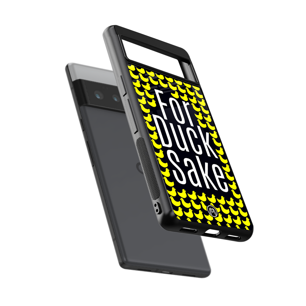 for duck sake back phone cover | glass case for google pixel 6 pro