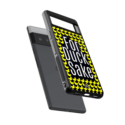 for duck sake back phone cover | glass case for google pixel 6 pro