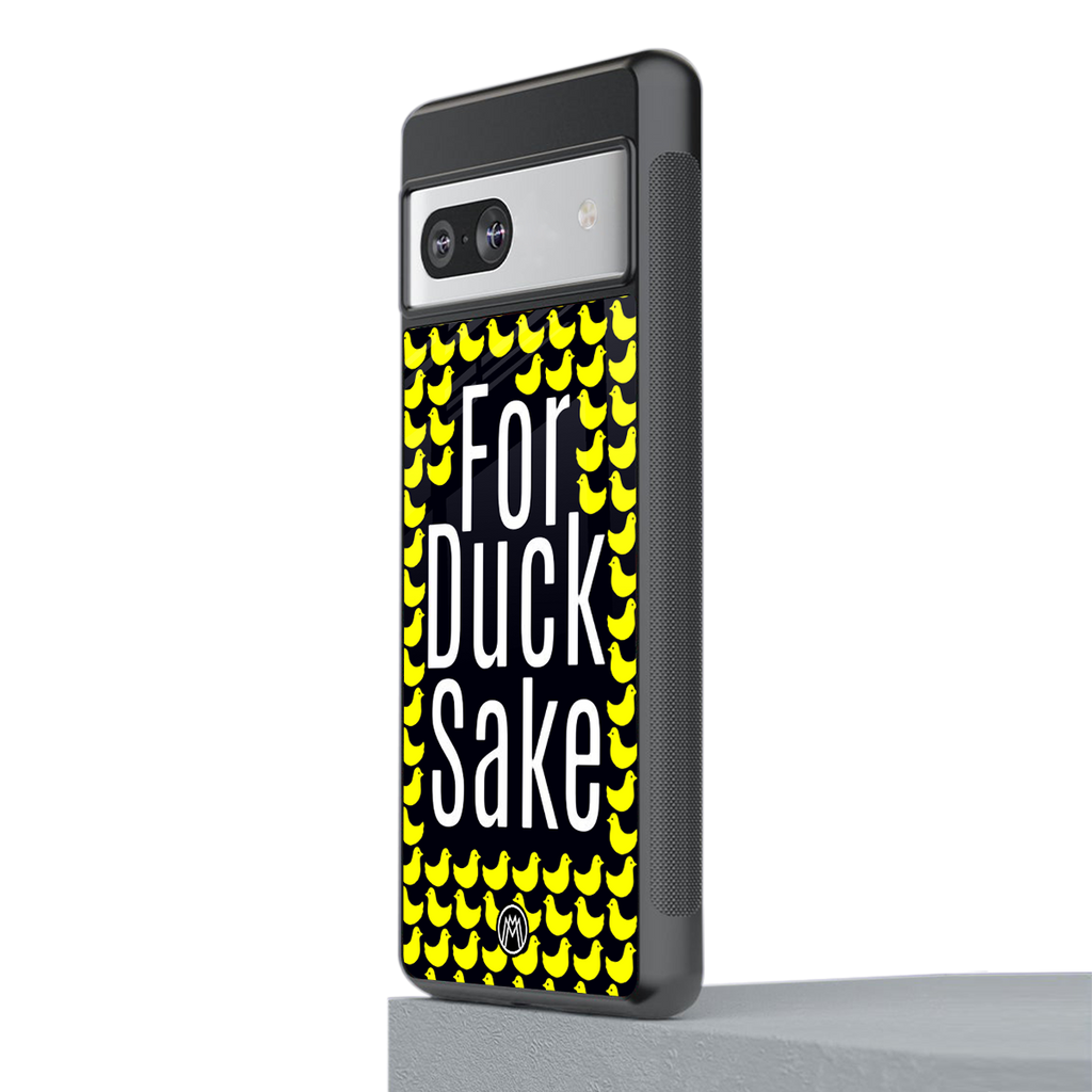 for duck sake back phone cover | glass case for Google Pixel 7