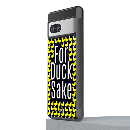 for duck sake back phone cover | glass case for Google Pixel 7A