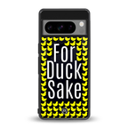for duck sake back phone cover | glass case for google pixel 8 pro