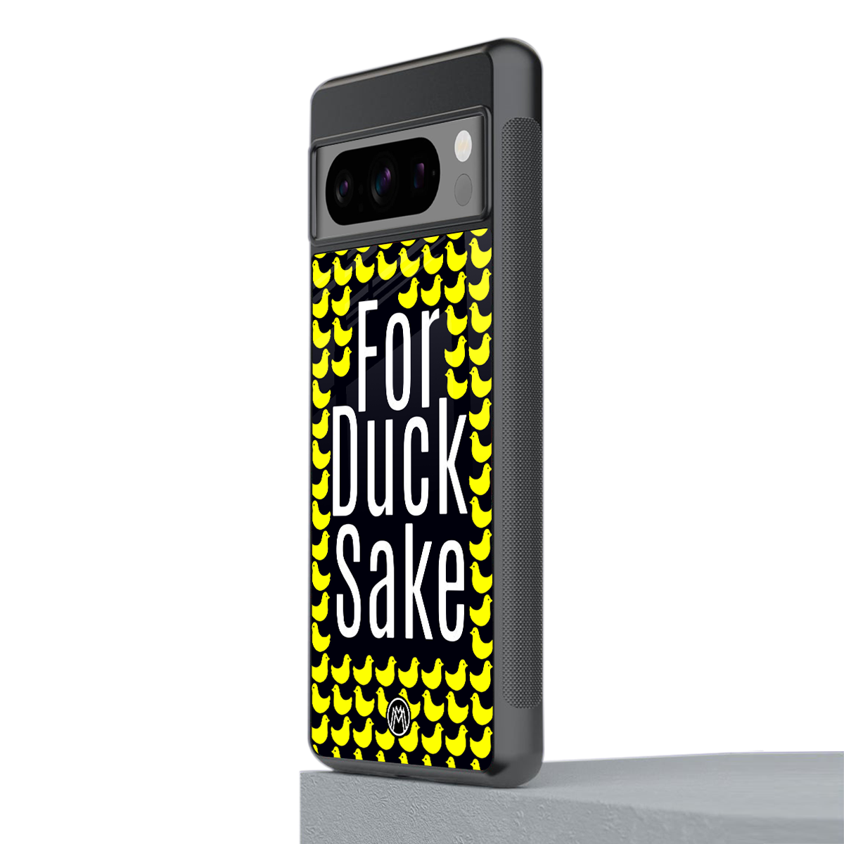 for duck sake back phone cover | glass case for google pixel 8 pro