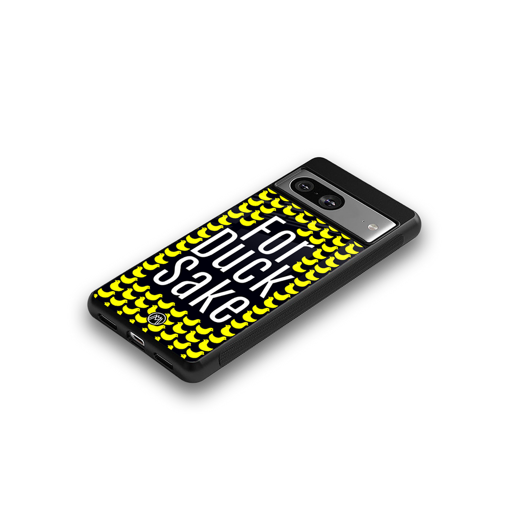 for duck sake back phone cover | glass case for Google Pixel 8