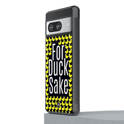 for duck sake back phone cover | glass case for Google Pixel 8