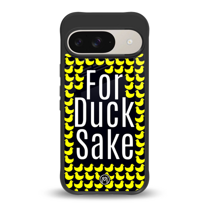 for duck sake back phone cover | glass case for google pixel 9