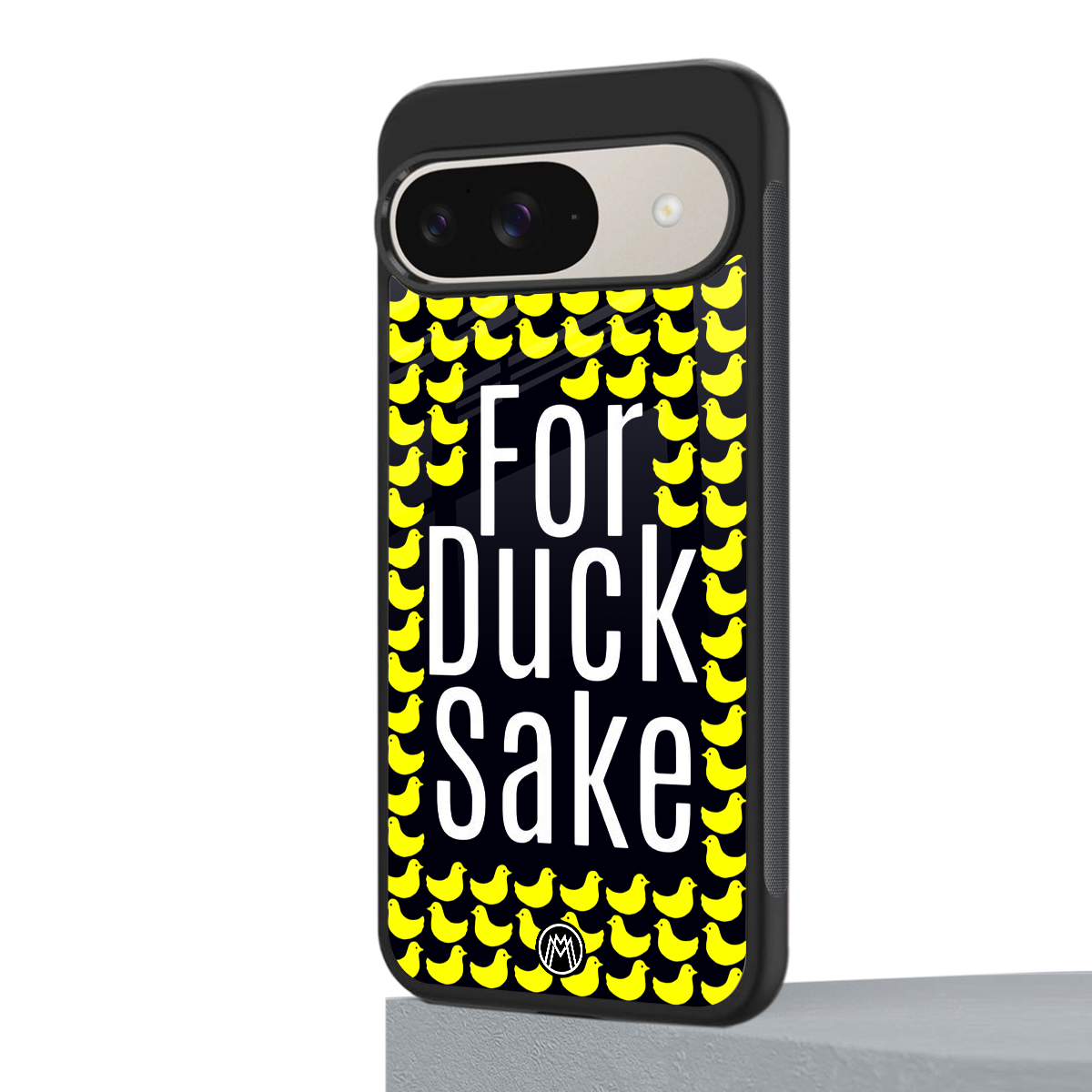 for duck sake back phone cover | glass case for google pixel 9
