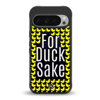 for duck sake back phone cover | glass case for google pixel 9 pro