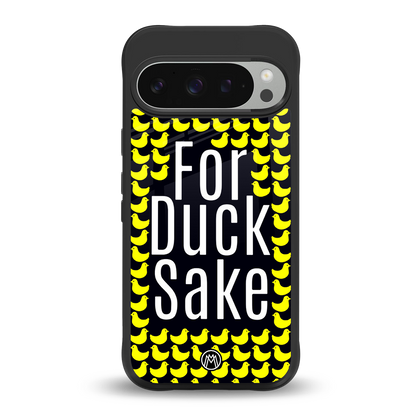 for duck sake back phone cover | glass case for google pixel 9 pro