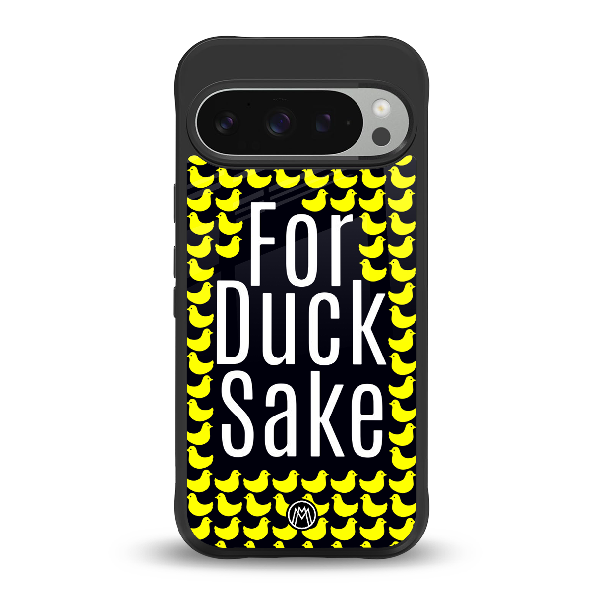 for duck sake back phone cover | glass case for google pixel 9 pro xl
