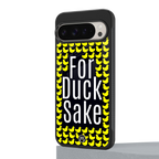 for duck sake back phone cover | glass case for google pixel 9 pro