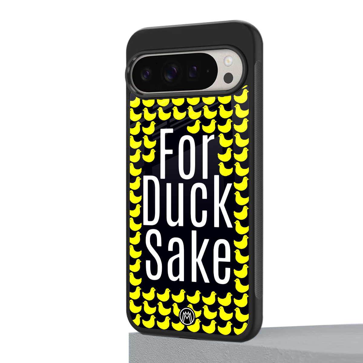 for duck sake back phone cover | glass case for google pixel 9 pro xl