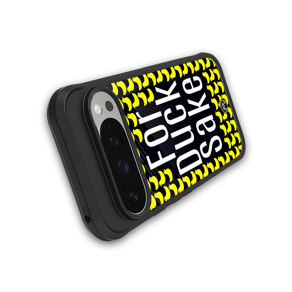 for duck sake back phone cover | glass case for google pixel 9 pro