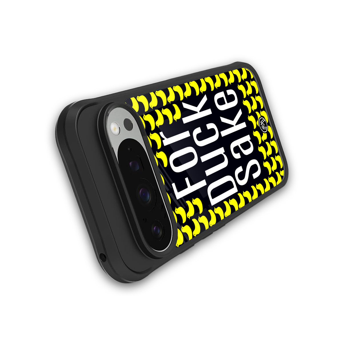 for duck sake back phone cover | glass case for google pixel 9 pro xl